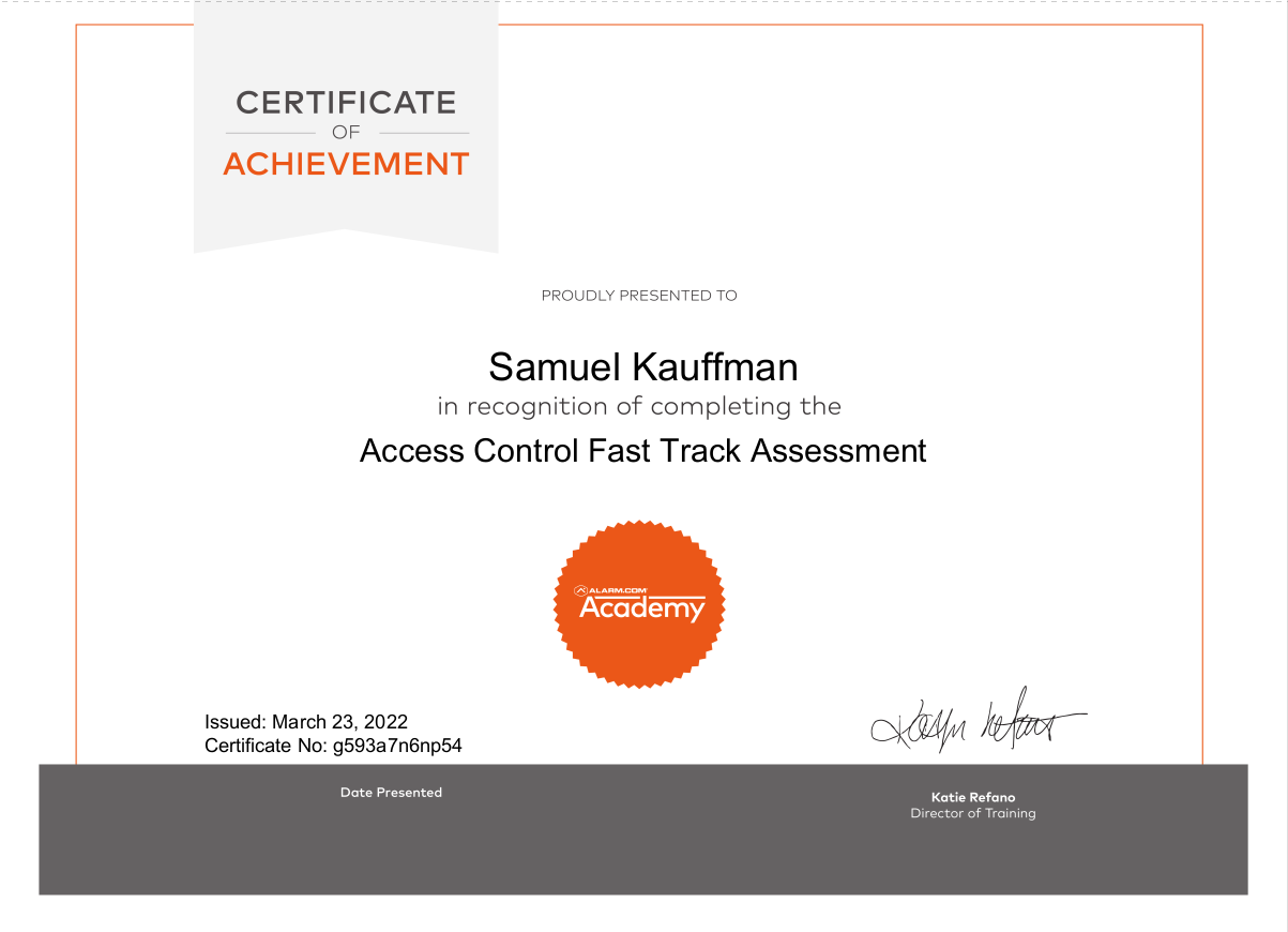 Cert-Alarm-Com-Access-Control-FTA-Samuel